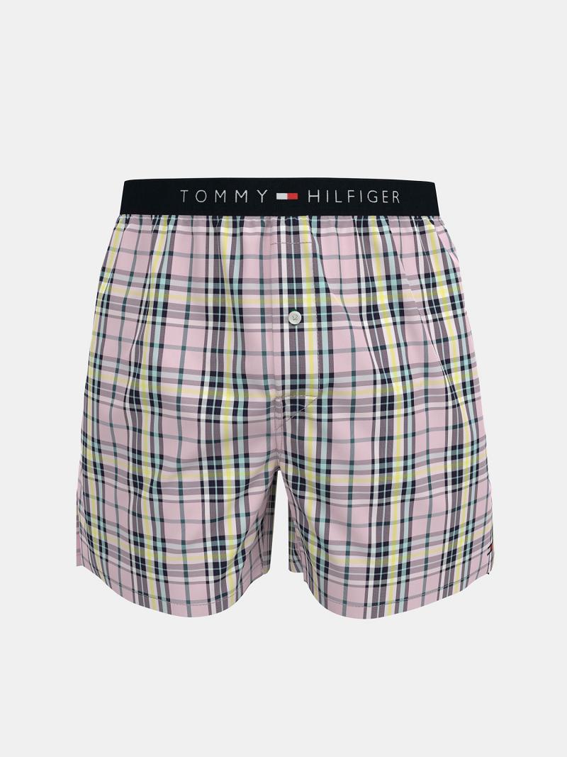 Férfi Tommy Hilfiger Woven boxer Boxers Színes | HU 1349VRW